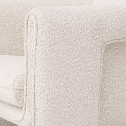 Casa Padrino luxury armchair cream 81 x 77 x H. 68 cm - Living room armchair - Hotel armchair - Living room furniture - Luxury furniture - Living room furnishings - Luxury furnishings