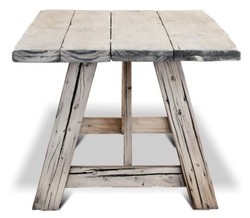 Casa Padrino tavolo da pranzo in stile country bianco antico - Diverse Dimensioni - Tavolo da cucina rustico - Mobili rustici per sala da pranzo - Mobili per sala da pranzo in stile country