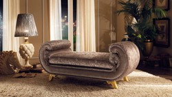 Casa Padrino luxury baroque bench brown / gold - Magnificent solid wood bench in baroque style - Italian baroque furniture - Luxury furniture in baroque style - Luxury quality - Made in Italy