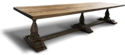 Casa Padrino tavolo da pranzo in stile country marrone - Diverse Dimensioni - Tavolo da cucina rustico - Mobili rustici per sala da pranzo - Mobili per sala da pranzo in stile country