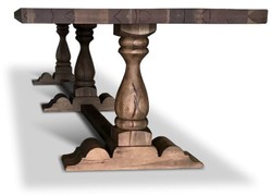 Casa Padrino tavolo da pranzo in stile country marrone - Diverse Dimensioni - Tavolo da cucina rustico - Mobili rustici per sala da pranzo - Mobili per sala da pranzo in stile country
