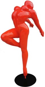 Lebensgroße XXL Luxus Designer Garten Terrassen Deko Skulptur Figur Ballerina Tänzerin Life Size XXL Luxury Designer Garden Terrace Decorative Sculpture Figure Ballerina Dancer