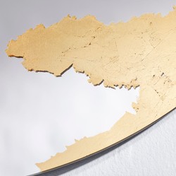 Casa Padrino luxury wall mirror gold Ø 70 cm - Round living room mirror - Bedroom mirror - Wardrobe mirror - Luxury furniture - Luxury interior - Luxury quality
