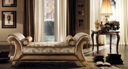 Luxus Barock Bank Sitzbank Creme Mehrfarbig Braun Gold Luxury Baroque Bench Cream Multicolored Brown Gold