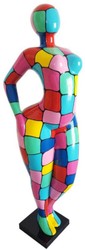 Abstrakte XXL Luxus Designer Garten Terrassen Deko Skulptur Figur Frau Abstract XXL Luxury Designer Garden Terrace Decorative Sculpture Figure Woman