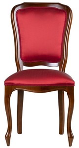 Casa Padrino Luxus Jugendstil Esszimmerstuhl 6er Set Bordeauxrot / Braun 49 x 57 x H. 99 cm - Elegante Küchenstühle - Jugendstil Esszimmer Möbel - Jugendstil Esszimmer Einrichtung