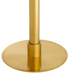 Casa Padrino luxury dining table black / brass 80 x 80 x H. 75 cm - Square stainless steel kitchen table with ceramic table top - Dining room furniture - Luxury furniture - Luxury furnishings