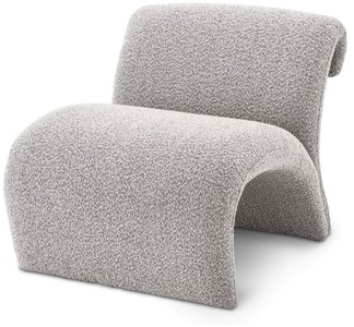 Luxus Designer Wohnzimmer Sessel Grau Luxury Designer Living Room Armchair Gray