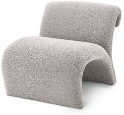 Casa Padrino fauteuil design de luxe gris 69 x 74 x H. 67 cm - Fauteuil de salon - Fauteuil d'hôtel - Mobilier de salon - Mobilier de luxe - Ameublement de salon - Ameublement de luxe
