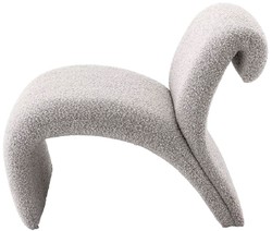 Casa Padrino fauteuil design de luxe gris 69 x 74 x H. 67 cm - Fauteuil de salon - Fauteuil d'hôtel - Mobilier de salon - Mobilier de luxe - Ameublement de salon - Ameublement de luxe