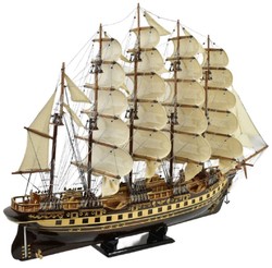 Luxus Deko Schiff Holzschiff Flaggschiff Kriegsschiff France II Luxury Decoration Ship Wooden Ship Flagship Warship France II