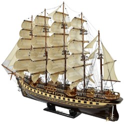 Luxus Deko Schiff Holzschiff Flaggschiff Kriegsschiff France II Luxury Decoration Ship Wooden Ship Flagship Warship France II