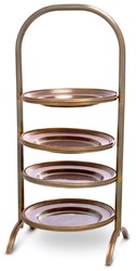 Luxus Gastronomie Restaurant Hotel Etagere Vintage Messing Luxury Gastronomy Restaurant Hotel Etagere Vintage Brass
