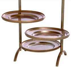 Luxus Gastronomie Restaurant Hotel Etagere Vintage Messing Luxury Gastronomy Restaurant Hotel Etagere Vintage Brass