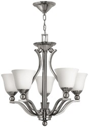 Casa Padrino lampadario Art Deco di lusso argento / bianco Ø 61 x A. 62,5 cm - Lampadario rotondo in metallo con paralumi in vetro - Lampadario soggiorno - Luci Art Deco - Luci di lusso
