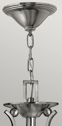 Casa Padrino lampadario Art Deco di lusso argento / bianco Ø 57,2 x A. 49 cm - Lampadario rotondo in metallo con paralumi in vetro - Lampadario soggiorno - Luci Art Deco - Luci di lusso