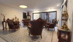 Luxus Barock Wohnzimmer Leder Echtleder Sofa Dunkelbraun Braun Luxury Baroque Living Room Leather Genuine Leather Sofa Dark Brown Brown