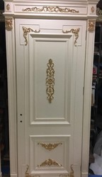 Casa Padrino luxury baroque apartment door white / gold - Magnificent solid wood door with frame - Luxury furniture in baroque style - Hotel furniture - Baroque furniture - Baroque furnishings
