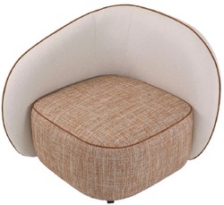Casa Padrino poltrona di design di lusso côté sinistro grigio 69 x 74 x A. 67 cm - Poltrona da soggiorno - Mobili da soggiorno - Mobili di lusso - Arredi da soggiorno - Arredi di lusso