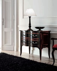 Casa Padrino luxury baroque dresser antique black / silver - Handmade chest of drawers with 2 drawers - Baroque bedroom furniture - Baroque furniture - Luxury quality - Made in Italy