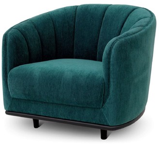 Luxus Wohnzimmer Hotel Sessel Grün Schwarz Luxury Living Room Hotel Armchair Green Black