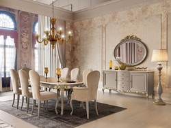 Casa Padrino luxury baroque sideboard gray / brown / cream / gold - Handmade solid wood cabinet - Baroque furniture - Luxury furniture in baroque style - Luxury quality - Made in Italy