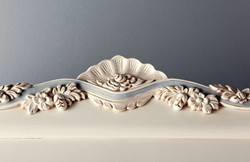 Casa Padrino Luxury Baroque Showcase Cream / Gray - Handmade Italian Baroque Style Display Cabinet - Italian Baroque Furniture - Baroque Style Furniture - Luxury Quality - Made in Italy