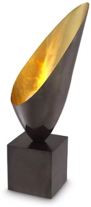 Luxus Designer Tischleuchte Schreibtischleuchte Rotguss Gold Schwarz Luxury Designer Table Lamp Desk Lamp Gunmetal Gold Black