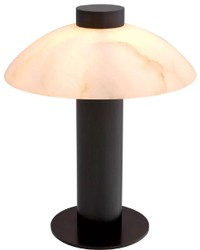 Runde Luxus Tischleuchte Schreibtischleuchte Bronze Alabaster Round Luxury Table Lamp Desk Lamp Bronze Alabaster