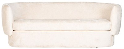 Casa Padrino divano di lusso bianco 210 x 85 x A. 73 cm - Divano da soggiorno - Mobili da soggiorno - Mobili di lusso - Arredi da soggiorno - Arredi di lusso - Qualità di lusso