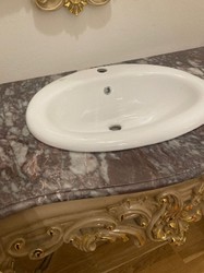 Barock Badezimmer Set Barock Waschtisch mit Spiegel Barock Badezimmer Möbel Baroque Bathroom Set Baroque Vanity with Mirror Baroque Bathroom Furniture