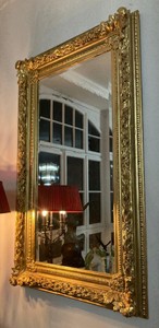 Prunkvoller Barock Spiegel Wandspiegel Gold Magnificent Baroque Mirror Wall Mirror Gold