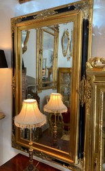 Prunkvoller Barock Spiegel Wandspiegel Gold Schwarz Magnificent Baroque Mirror Wall Mirror Gold Black