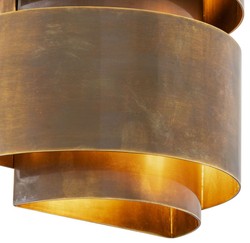 Casa Padrino luxury wall lamp vintage brass 17 x 11.5 x H. 33 cm - Living room wall light - Hotel wall light - Restaurant wall light - Luxury lighting - Luxury interior