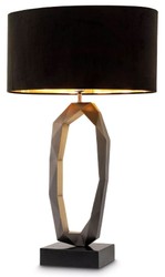 Luxus Tischleuchte Schreibtischleuchte Rotguss Antik Messing Schwarz Luxury Table Lamp Desk Lamp Gunmetal Antique Brass Black