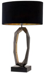 Luxus Tischleuchte Schreibtischleuchte Rotguss Antik Messing Schwarz Luxury Table Lamp Desk Lamp Gunmetal Antique Brass Black