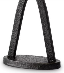Casa Padrino lámpara de mesa de lujo bronce / blanco 42,5 x 25 x A. 65,5 cm - Elegante lámpara de escritorio con pantalla ovalada - Iluminación de lujo - Muebles de lujo - Interior de lujo