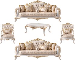 Barock Wohnzimmer Set Barock Sofa Barock Sessel Barock Couchtisch Baroque Living Room Set Baroque Sofas Baroque Armchairs Baroque Coffee Table