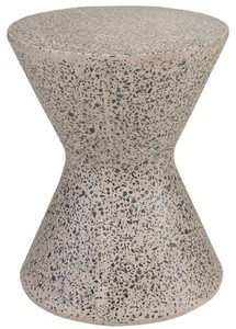 Casa Padrino tavolino / sgabello di lusso grigio Ø 40 x A. 51 cm - Tavolo / sgabello rotondo in cemento - Mobili da soggiorno - Mobili di lusso - Mobili in cemento - Arredi di lusso