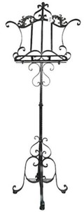 Jugendstil Metall Notenständer Braun Art Nouveau Metal Music Stand Brown
