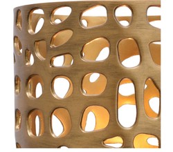 Casa Padrino lanterne design / chandelier finition laiton ø 23 x H. 41,5 cm - lanterne de luxe