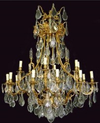 Casa Padrino araña de luces barroco de lujo de cristal oro - Magnífica lámpara de araña de estilo barroco - Lámpara de araña de salón - Luces de cristal barroco - Muebles barrocos