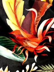 Pompöös by Casa Padrino Luxus Wohndecke Decke Schwarz Mehrfarbig Luxury Baroque Blanket Barock Einrichtung Heimtextilien Kuscheldecke Felldecke