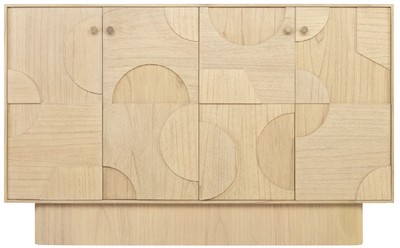 Luxus Massivholz Sideboard Schrank Naturfarben Luxury Solid Wood Sideboard Cabinet Natural