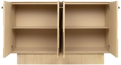 Luxus Massivholz Sideboard Schrank Naturfarben Luxury Solid Wood Sideboard Cabinet Natural