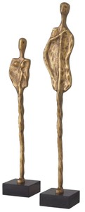 Abstraktes Luxus Designer Skulpturen Figuren Set Abstract Luxury Designer Sculpture Figures Set