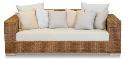 Luxus Garten Terrassen Hotel Pool Sofa Braun Creme Luxury Garden Terraces Hotel Pool Sofa Brown Cream
