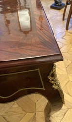 Barock Beistelltisch Schach Backgammon Tisch Baroque Side Table Chess Backgammon Table