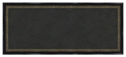 Casa Padrino scrivania barocco di lusso nero / oro - Magnifico tavolo da ufficio in mogano con 3 cassetti - Mobili per ufficio barocco - Mobili per ufficio di lusso in stile barocco