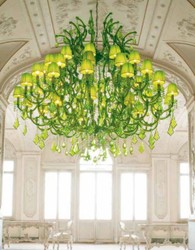 Casa Padrino lustre baroque de luxe en cristal vert Ø 190 x H. 170 cm - Immense lustre vénitien - Lustre de château - Lustre de palais - Noble & Magnifique - Qualité de Luxe - Fabriqué en Italie